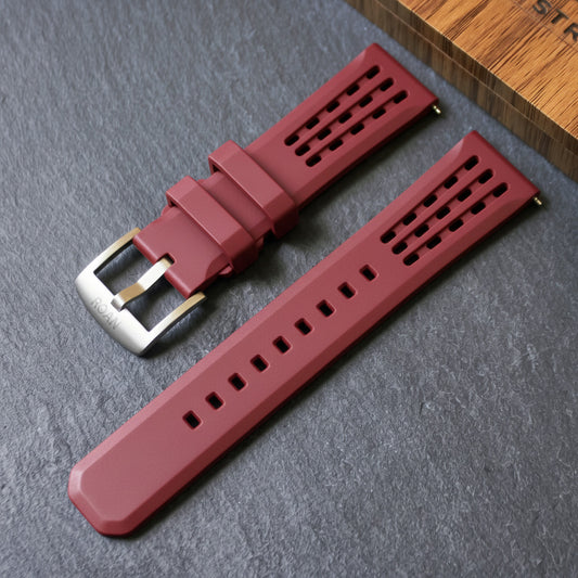 ROANSTRAPS | Pro-Vent FKM Strap & Custom Engraving（Red）