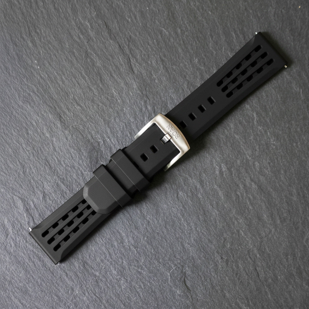 ROANSTRAPS | Pro-Vent FKM Strap & Custom Engraving（Black）