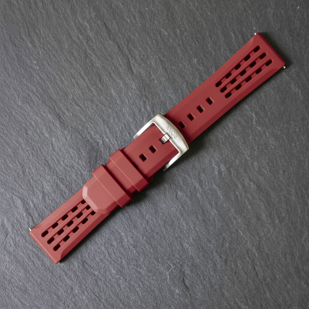ROANSTRAPS | Pro-Vent FKM Strap & Custom Engraving（Red）