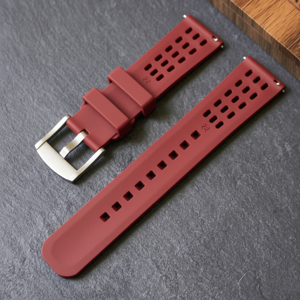 ROANSTRAPS | Pro-Vent FKM Strap & Custom Engraving（Red）